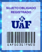 UAF Certificado